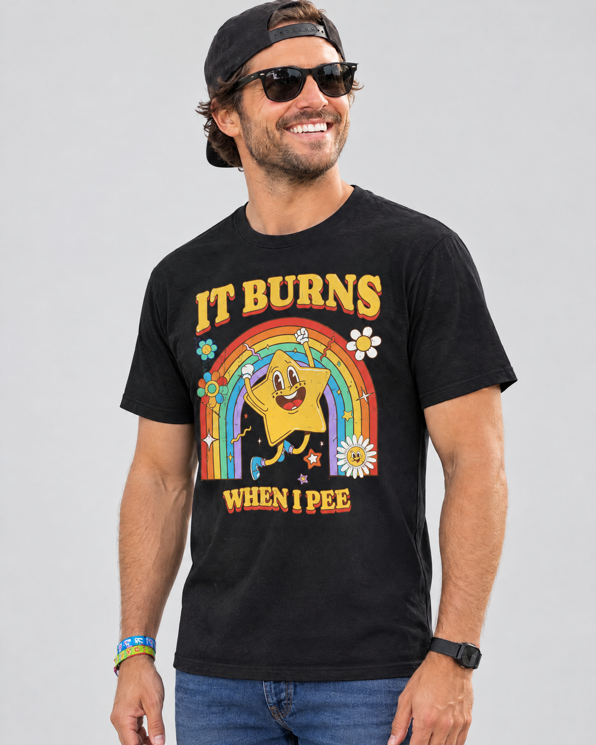 It Burns When I Pee tee - side view